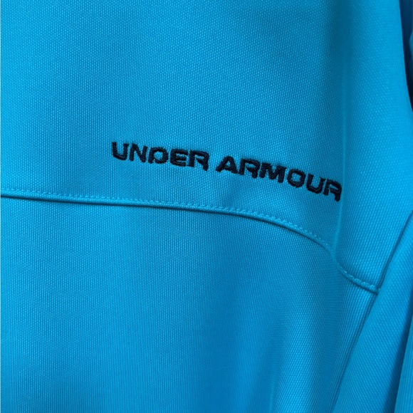 Under Armour HeatGear Golf Polo – XL – Bright Blue – NEW With Tags - Picture 5 of 7